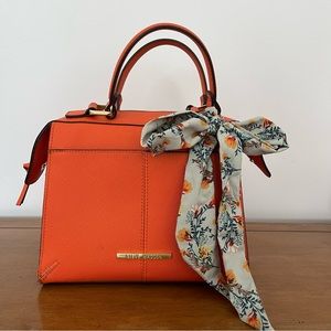 Steve Madden Pumpkin Breese Crossbody Bag Purse Side Pocket For Phone